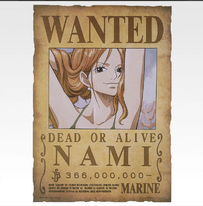 One Piece Giant Bash Vol.1 Wanted Poster Ichiban Kuji Prize J COMPLETE 9 PIECE SET - Japanese Exclusive