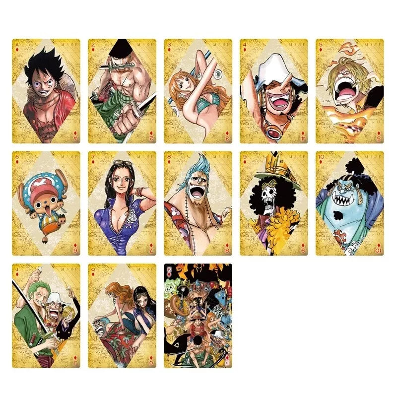 ONE PIECE GOLDEN PLAYING CARDS JUMP FESTA 2024 MUGIWARA JAPAN LIMITED