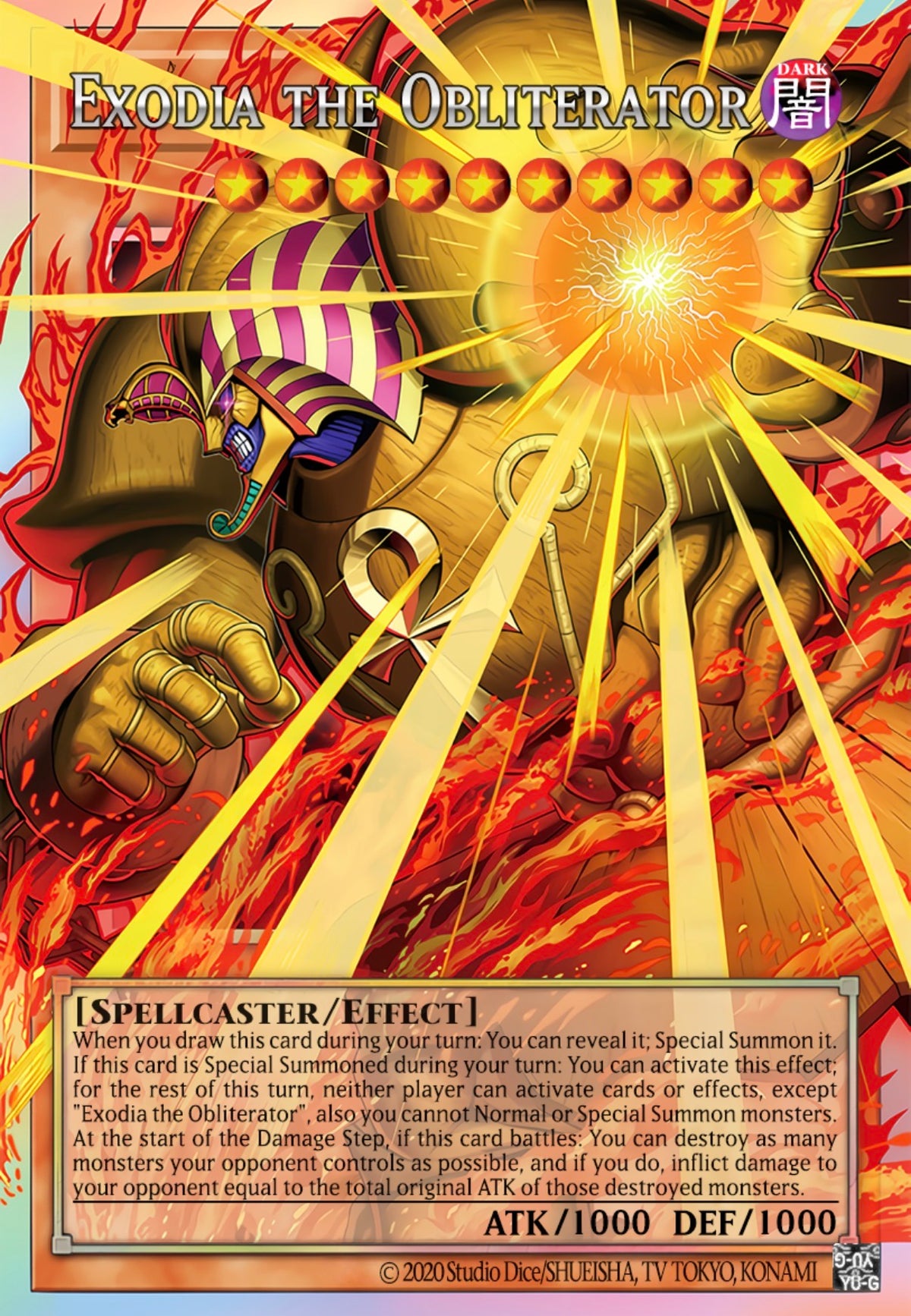 Exodia the Obliterator Overframe Utra YAC1-JP001  Japanese YuGiOh - NM