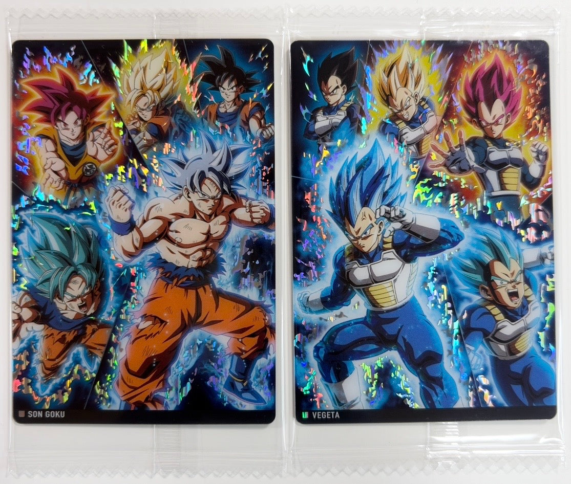 Ita-Jaga Dragon Ball Vol. 10 Card Goku MUI & Vegeta BE [Super Special Rare] Connecting Art