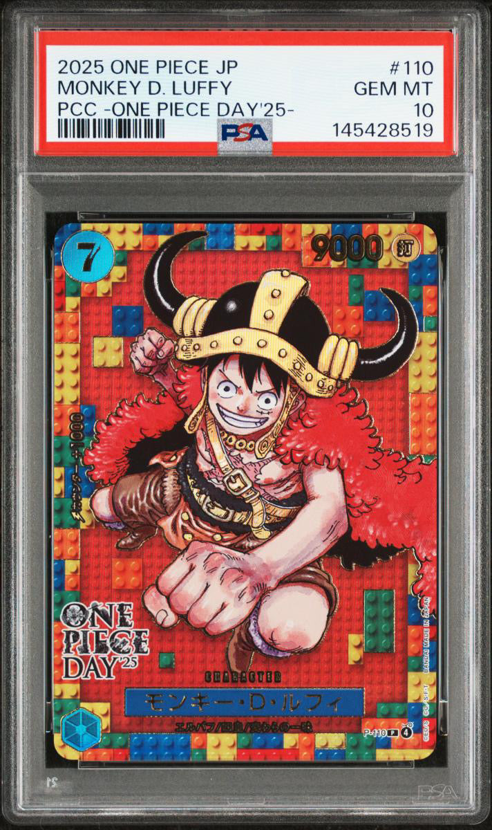 One Piece Day ’25 - Monkey D. Luffy #110 PSA 10 GEM MT