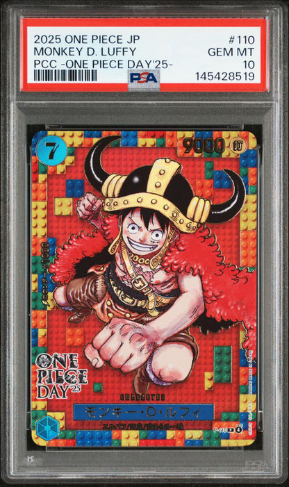 One Piece Day ’25 - Monkey D. Luffy #110 PSA 10 GEM MT